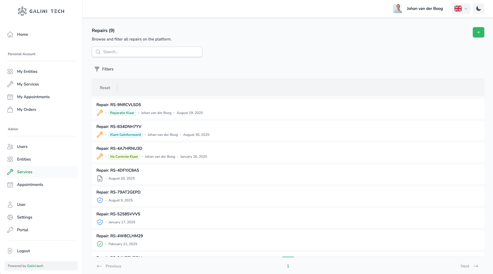 Fixmora Dashboard